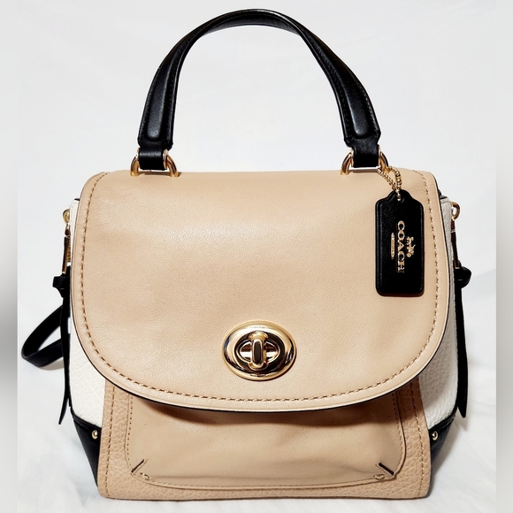 COACH Faye Backpack/Convertible Bag Heather Beige - Picture 1 of 12